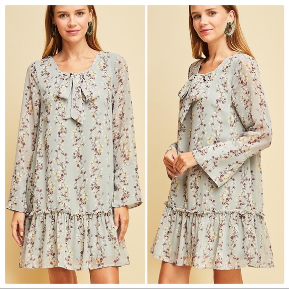 Ellie Wildflowers in Bloom Drop Waist Dress - Picture 7 of 7